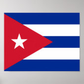 Vlag op Cuba-Poster Poster (Voorkant)