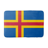 Vlag op de Ålandseilanden Badmat (Voorkant)