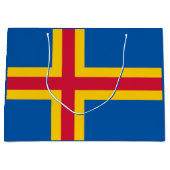 Vlag op de Ålandseilanden Groot Cadeauzakje (Voorkant)