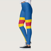 Vlag op de Ålandseilanden Leggings (Links)