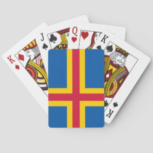 Vlag op de Ålandseilanden Pokerkaarten