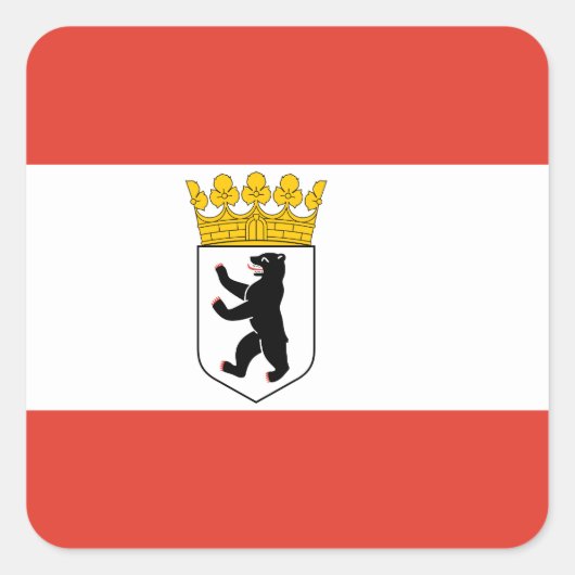 Vlag op de Berlijnse sticker (Voorkant)