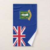 Vlag op de Britse Maagdeneilanden Handdoek (Handdoek)