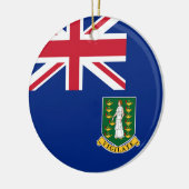 Vlag op de Britse Maagdeneilanden Keramisch Ornament (Links)
