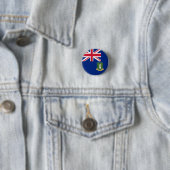Vlag op de Britse Maagdeneilanden Ronde Button 3,2 Cm (In situ)