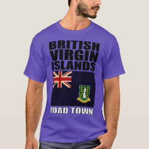 Vlag op de Britse Maagdeneilanden T-shirt