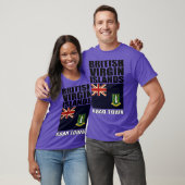 Vlag op de Britse Maagdeneilanden T-shirt (Unisex)