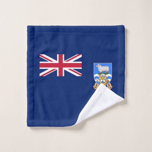 Vlag op de Falklandeilanden Bad Handdoek (Wasdoekje)