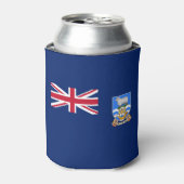 Vlag op de Falklandeilanden Blikjeskoeler (Blikje Voorkant)