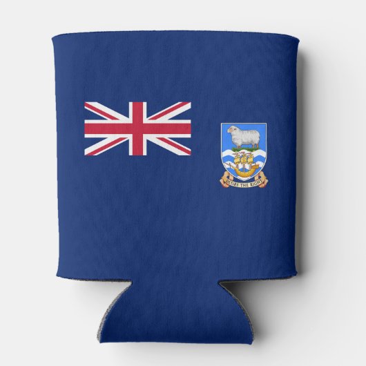 Vlag op de Falklandeilanden Blikjeskoeler (Achterkant)