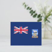 Vlag op de Falklandeilanden Briefkaart (Staand voorkant)