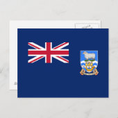 Vlag op de Falklandeilanden Briefkaart (Voorkant / Achterkant)