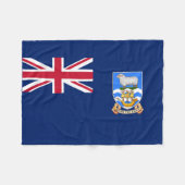 Vlag op de Falklandeilanden Fleece Deken (Voorkant (Horizontaal))