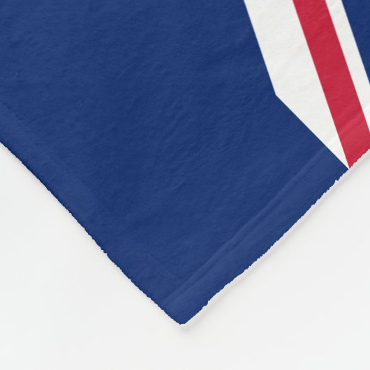 Vlag op de Falklandeilanden Fleece Deken (Hoek)