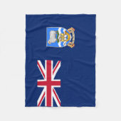 Vlag op de Falklandeilanden Fleece Deken (Voorkant)