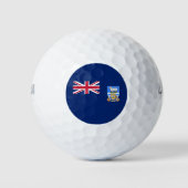 Vlag op de Falklandeilanden Golfballen (Voorkant)