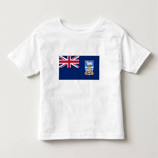 Vlag op de Falklandeilanden Kinder Shirts (Voorkant)