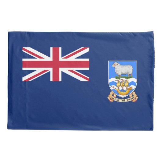 Vlag op de Falklandeilanden Kussensloop (Achterkant)