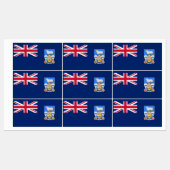 Vlag op de Falklandeilanden Labels (Vel)