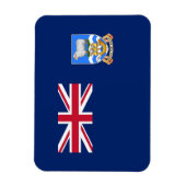 Vlag op de Falklandeilanden Magneet (Verticaal)