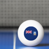 Vlag op de Falklandeilanden Pingpongbal (Net)