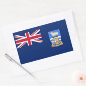 Vlag op de Falklandeilanden Rechthoekige Sticker (Envelop)