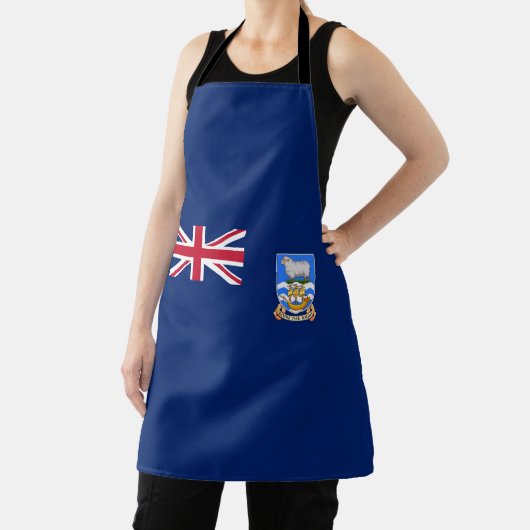 Vlag op de Falklandeilanden Schort (Insitu)