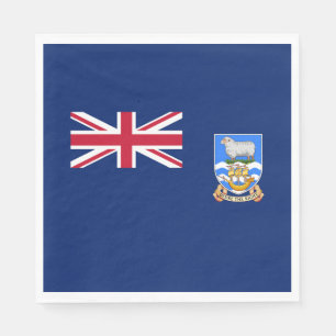 Vlag op de Falklandeilanden Servet