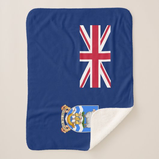 Vlag op de Falklandeilanden Sherpa Deken (Voorkant)