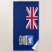Vlag op de Falklandeilanden Strandlaken (Voorkant)