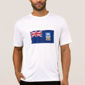 Vlag op de Falklandeilanden T-shirt (Voorkant)