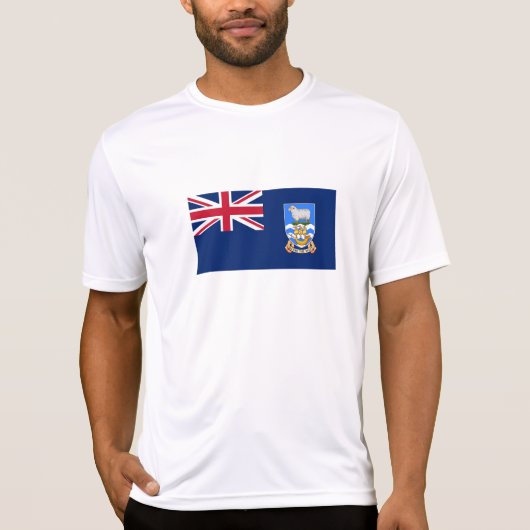 Vlag op de Falklandeilanden T-shirt (Voorkant)