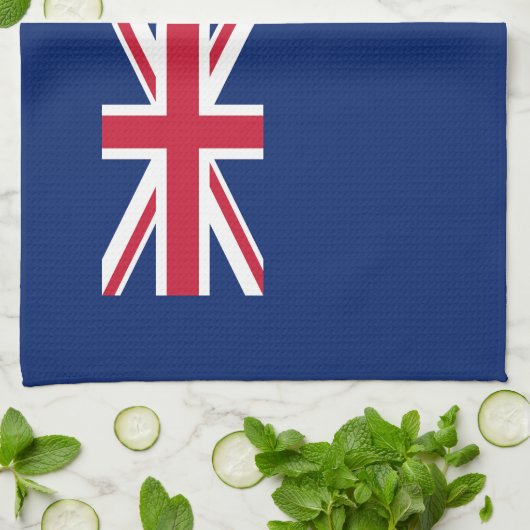 Vlag op de Falklandeilanden Theedoek (Gevouwen)