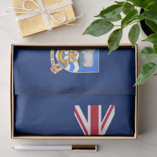 Vlag op de Falklandeilanden Tissuepapier (Geschenk)