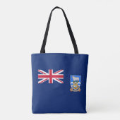 Vlag op de Falklandeilanden Tote Bag (Achterkant)