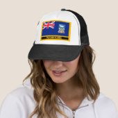 Vlag op de Falklandeilanden Trucker Pet (In situ)
