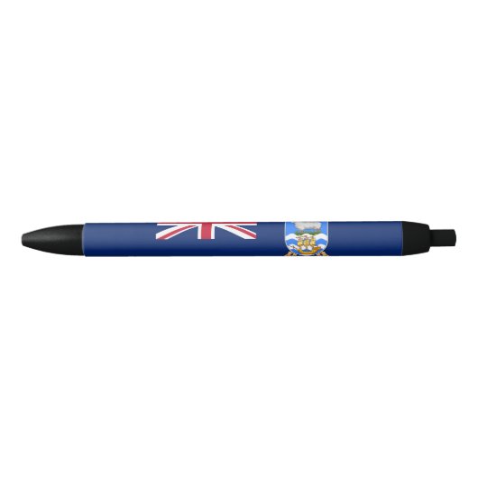 Vlag op de Falklandeilanden Zwarte Inkt Pen (Voorkant)