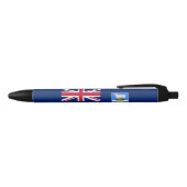 Vlag op de Falklandeilanden Zwarte Inkt Pen (Bovenkant)