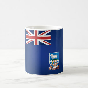 Vlag op de Kol Falklandeilanden Koffiemok