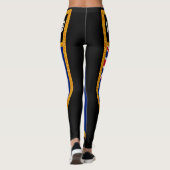 Vlag op de Maagdeneilanden Leggings (Achterkant)