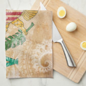 Vlag op de Maagdeneilanden Theedoek (Quarter Fold)