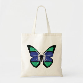 Vlag op de Torres Strait Islands Butterfly Tote Bag