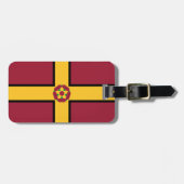 Vlag op het Bagagelabel Northamptonshire (Voorkant horizontaal)