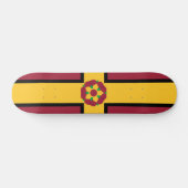 Vlag op het Skateboard van Northamptonshire (Horizontaal)
