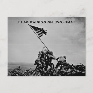 Vlag op Iwo Jima Briefkaart