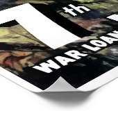 Vlag op Iwo Jima - grens Poster (Hoek)