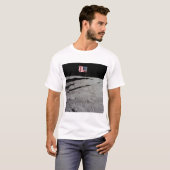 Vlag op Moon, Apollo 11, NASA T-shirt (Voorkant volledig)