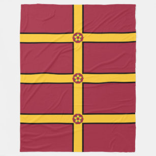 Vlag op Northamptonshire Fleece Blanket