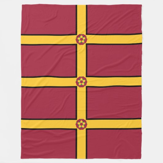 Vlag op Northamptonshire Fleece Blanket Deken (Voorkant)