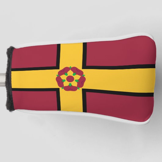 Vlag op Northamptonshire Golf Head Hoesje Golfheadcover (Voorkant)